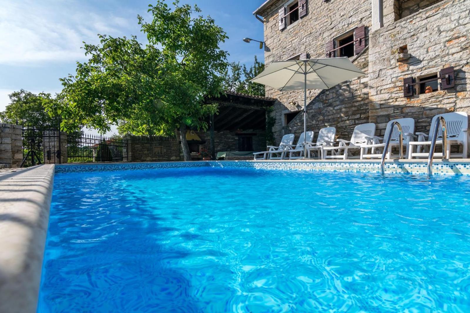 Rustic Villa Marija With Panoramic View In Zrenj 외부 사진