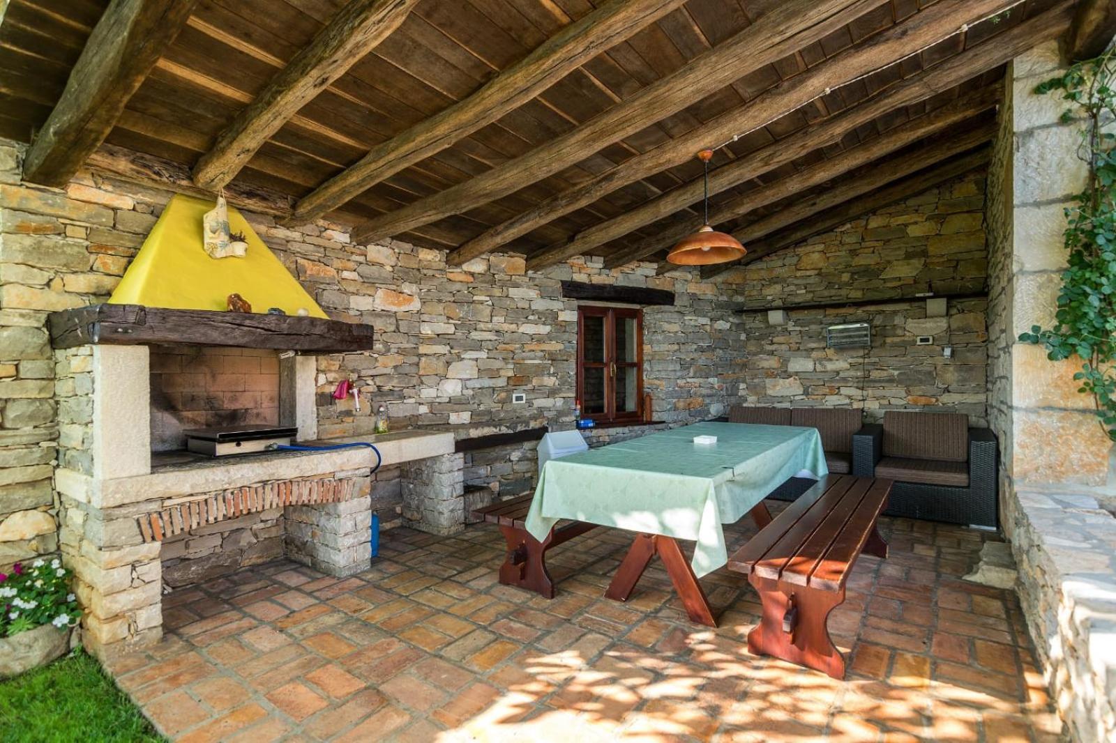 Rustic Villa Marija With Panoramic View In Zrenj 외부 사진